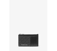 MK Cartera Cooper fina con cremallera y logotipo - Negro - Michael Kors ONE SIZE