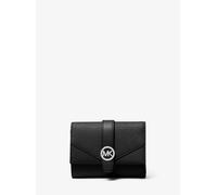 MK Cartera Greenwich mediana de piel con tres pliegues - Negro - Michael Kors ONE SIZE