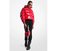 MK Chaqueta acolchada de ciré de nailon - Rojo - Michael Kors XS