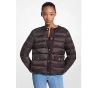 MK Chaqueta acolchada plegable de nailon - Marrón - Michael Kors M