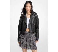 MK Chaqueta motera de piel - Negro - Michael Kors S