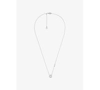 MK Collar con colgante de piedra circular - Plateado - Michael Kors ONE SIZE