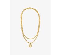 MK Collar de cadena de eslabones con adorno MK Pop - Dorado - Michael Kors ONE SIZE