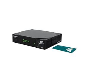 MK-Digital Telefunken TKF-S2000 - Receptor de satélite Full HD DVB-S2 con tarjeta activa Tivusat HD