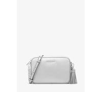 MK Funda para cámara Jet Set mediana de piel granulada metalizada - Plateado - Michael Kors ONE SIZE