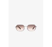 Michael Kors Unisex Michael Kors MK1165 SAINT MARTIN 18933D Gafas de sol Metal Plata Marrón Geométrico Normal Sombreado