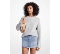 MK Jersey acanalado de lana - Gris - Michael Kors XS