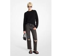 MK Jersey acanalado de lana - Negro - Michael Kors S