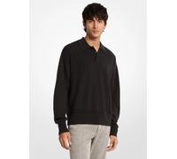 MK Jersey tipo polo de lana - Negro - Michael Kors XL