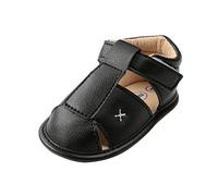 MK MATT KEELY Bebé Niño Suela Blanda Sandalias Antideslizante Verano Zapatos,Negro,6-12 Meses