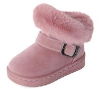 MK MATT KEELY Botas Niña Invierno Botas Nieve Bebé Niño Botas con Suela de Antideslizante Exterior,Rosa,EU 23/23.5(CN22)