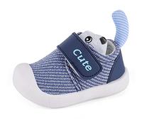 MK MATT KEELY Zapatillas Primeros Pasos Bebé Niño Zapatos Transpirable Infantil Calzado Bebé con Suela Suave Antideslizante,Azul Marino,EU18(CN15)