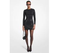 MK Minivestido de neopreno con adornos - Negro - Michael Kors L
