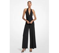 MK Mono halter de punto mate elástico - Negro - Michael Kors XXL