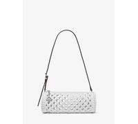 MK Pochette cilíndrico Izzy pequeño de efecto crochet - Blanco - Michael Kors ONE SIZE