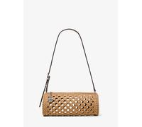MK Pochette cilíndrico Izzy pequeño de efecto crochet - Marrón - Michael Kors ONE SIZE
