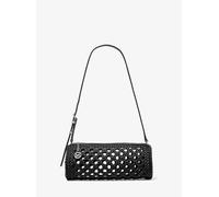 MK Pochette cilíndrico Izzy pequeño de efecto crochet - Negro - Michael Kors ONE SIZE