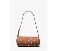 MK Pochette cilíndrico Izzy pequeño de piel granulada con tachuelas - Marrón - Michael Kors ONE SIZE