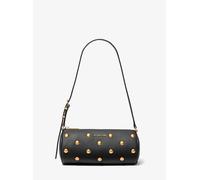 MK Pochette cilíndrico Izzy pequeño de piel granulada con tachuelas - Negro - Michael Kors ONE SIZE
