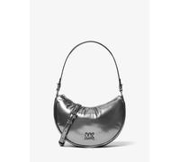 MK Pochette transformable Kyla pequeño metalizado acolchado - Gris - Michael Kors ONE SIZE