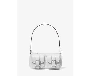 MK Pochette transformable Zoe pequeño con logotipo - Blanco - Michael Kors ONE SIZE