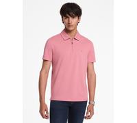 MK Polo de piqué de mezcla de algodón con cremallera - Rosa - Michael Kors XL