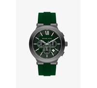 MK Reloj Billie oversize en tono plomizo con correa de silicona - Verde - Michael Kors ONE SIZE