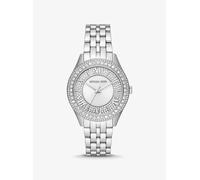 MK Reloj Harlowe en tono plateado con incrustaciones - Plateado - Michael Kors ONE SIZE