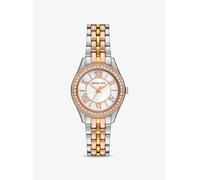 MK Reloj Harlowe mini en tres tonos con incrustaciones - Plateado - Michael Kors ONE SIZE