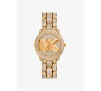 MK Reloj Phoebe en tono dorado con incrustaciones - Dorado - Michael Kors ONE SIZE