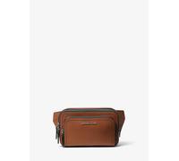 MK Riñonera bandolera Hudson pequeña de piel granulada - Marrón - Michael Kors ONE SIZE