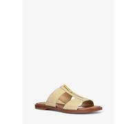 MK Sandalia Berkley de lino metalizado - Dorado - Michael Kors EU 35