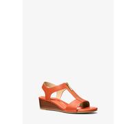 MK Sandalia Berkley de piel con cuña - Naranja - Michael Kors EU 35