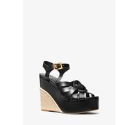 MK Sandalia Erika de piel con cuña - Negro - Michael Kors EU 37