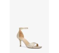 MK Sandalia Jaida de piel metalizada - Dorado - Michael Kors EU 40