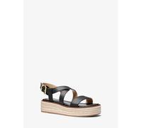 MK Sandalia Lynn tipo alpargata de piel con plataforma - Negro - Michael Kors EU 40