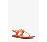 MK Sandalia Mandy de piel con tira en forma de T - Naranja - Michael Kors EU 36