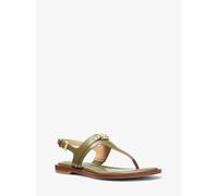 MK Sandalia Mandy de piel con tira en forma de T - Verde - Michael Kors EU 39