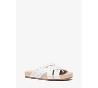 MK Sandalia plana Irene de piel con tachuelas - Blanco - Michael Kors EU 37