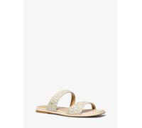 MK Sandalia plana Jaida con logotipo - Nude - Michael Kors EU 36
