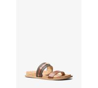 MK Sandalia plana Mandy con logotipo - Marrón - Michael Kors EU 36