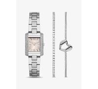 MK Set de pulsera y reloj Emery mini en tono plateado - Plateado - Michael Kors ONE SIZE