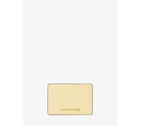 MK Tarjetero de piel granulada - Amarillo - Michael Kors ONE SIZE