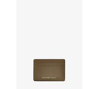 MK Tarjetero de piel granulada - Verde - Michael Kors ONE SIZE