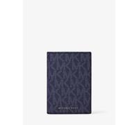 MK Tarjetero Hudson tipo libro con cordón y logotipo - Azul - Michael Kors ONE SIZE