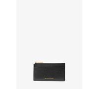 MK Tarjetero Jet Set pequeño de piel granulada - Negro - Michael Kors ONE SIZE