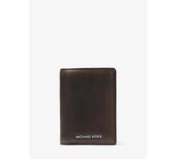 MK Tarjetero tipo libro Hudson de piel - Marrón - Michael Kors ONE SIZE