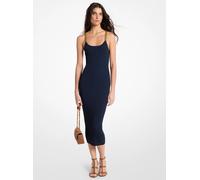 MK Vestido de punto acanalado con adornos - Azul - Michael Kors L