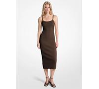 MICHAEL Michael Kors Vestido de punto marrón oscuro / oro S marrón oscuro / oro