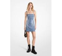 MK Vestido mini vaquero elástico - Azul - Michael Kors EU 40